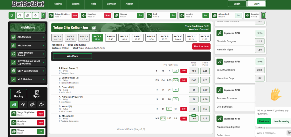 betbetbet Australian online bookmaker